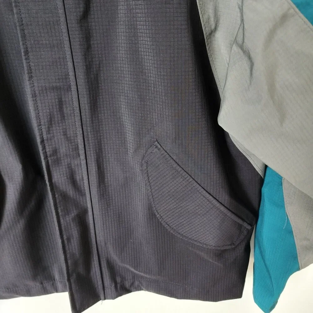 Vtg Made In USA Linksport Gore-Tex Windbreaker Jacket LG 100% Nylon Colorblock